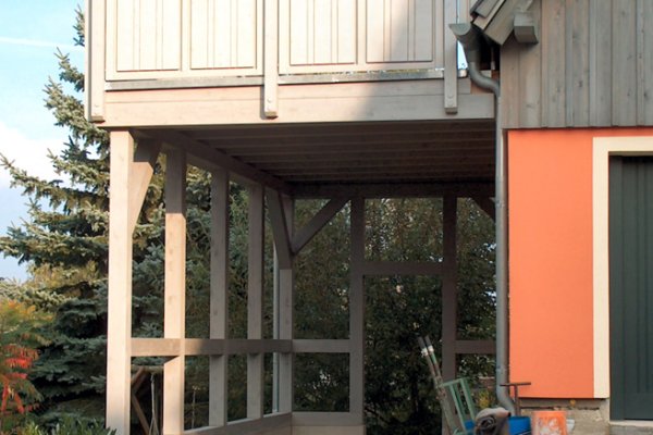 Einstöckiger Balkon