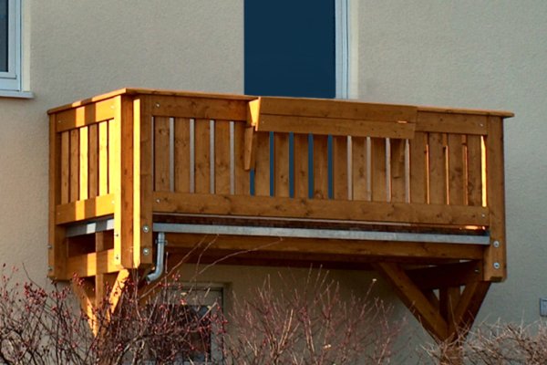 Einstöckiger Balkon