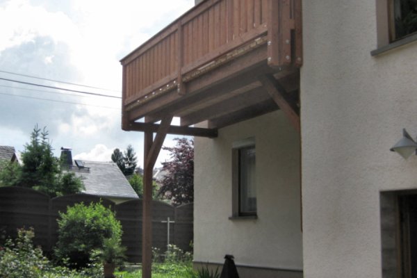 Einstöckiger Balkon