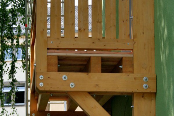 Einstöckiger Balkon