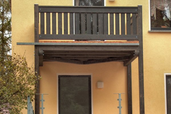 Einstöckiger Balkon