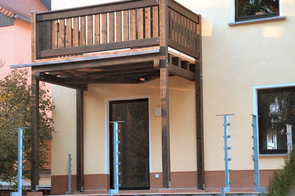 Einstöckiger Balkon