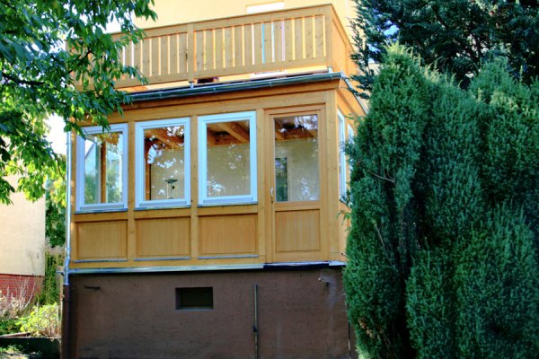 Einstöckiger Balkon