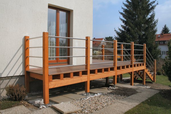 Einstöckiger Balkon