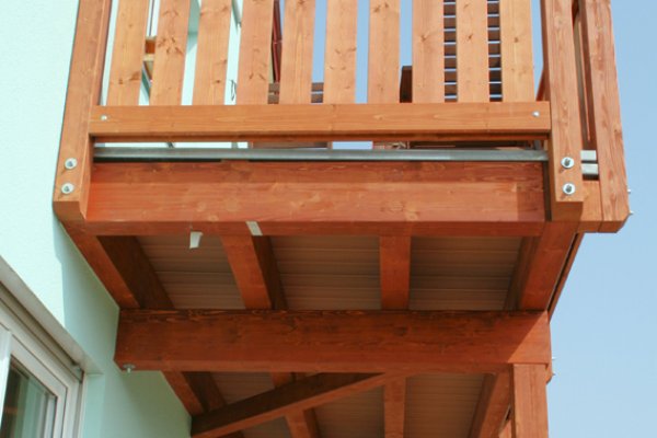 Einstöckiger Balkon