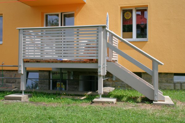 Einstöckiger Balkon