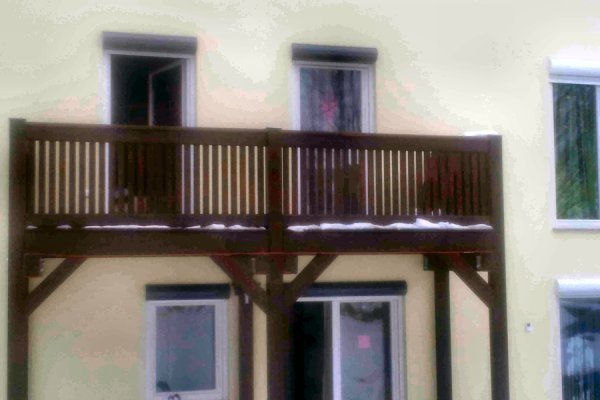 Einstöckiger Balkon