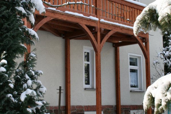 Einstöckiger Balkon