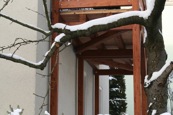 Einstöckiger Balkon
