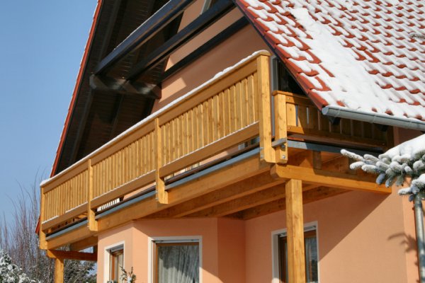 Einstöckiger Balkon