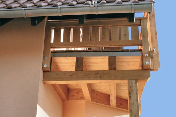 Einstöckiger Balkon