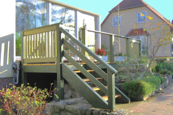 Einstöckiger Balkon