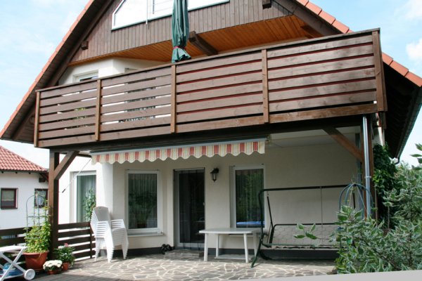 Einstöckiger Balkon