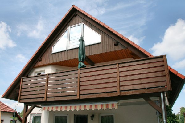 Einstöckiger Balkon