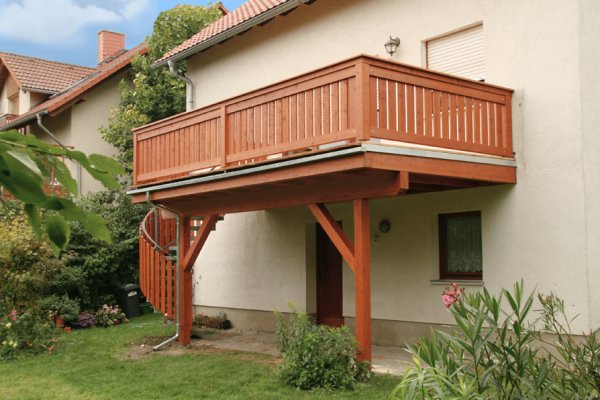 Einstöckiger Balkon