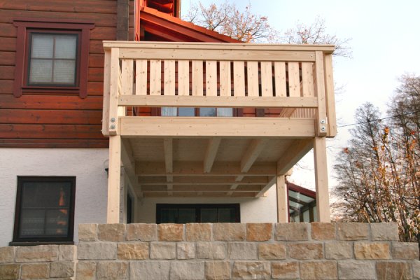 Einstöckiger Balkon