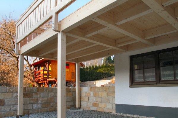 Einstöckiger Balkon