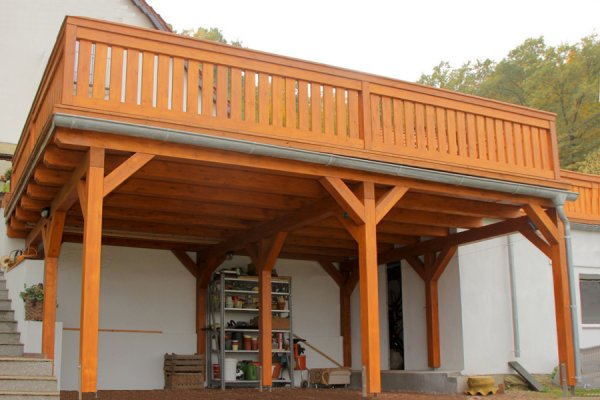 Einstöckiger Balkon