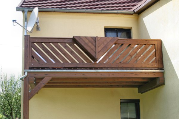 Einstöckiger Balkon