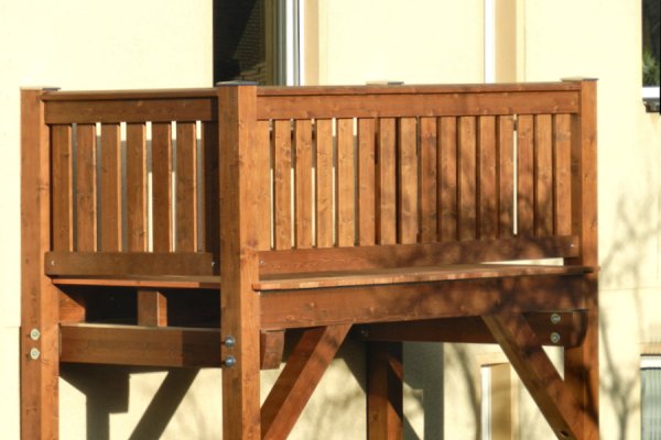 Einstöckiger Balkon