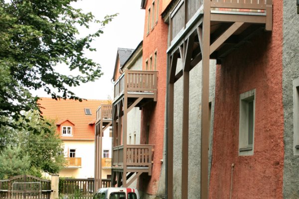 Einstöckiger Balkon