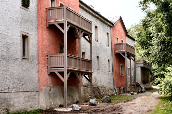 Einstöckiger Balkon