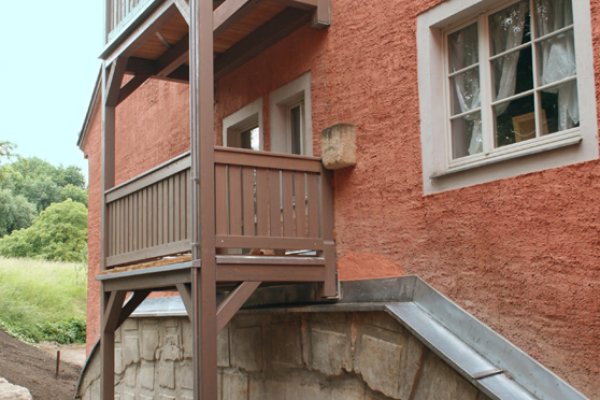 Einstöckiger Balkon