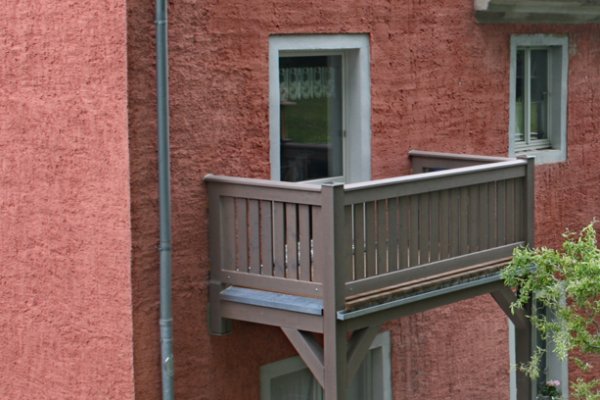 Einstöckiger Balkon