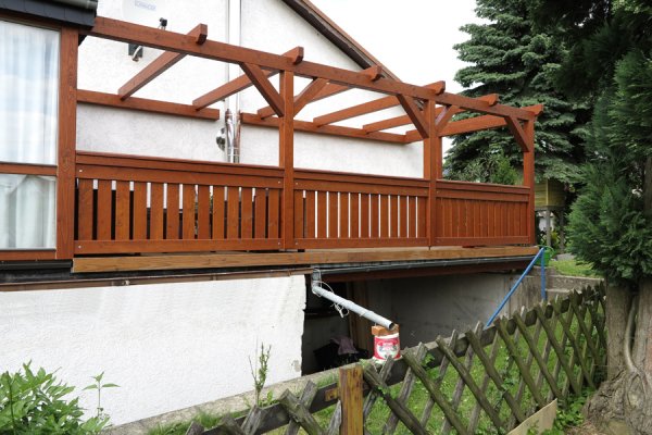 Einstöckiger Balkon