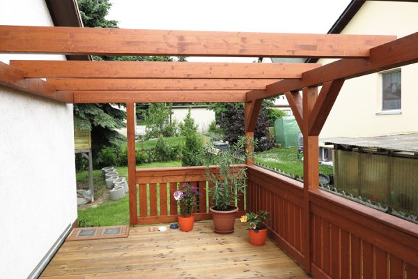 Einstöckiger Balkon