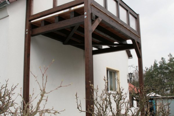 Einstöckiger Balkon