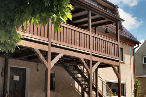 Einstöckiger Balkon