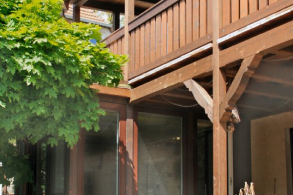 Einstöckiger Balkon