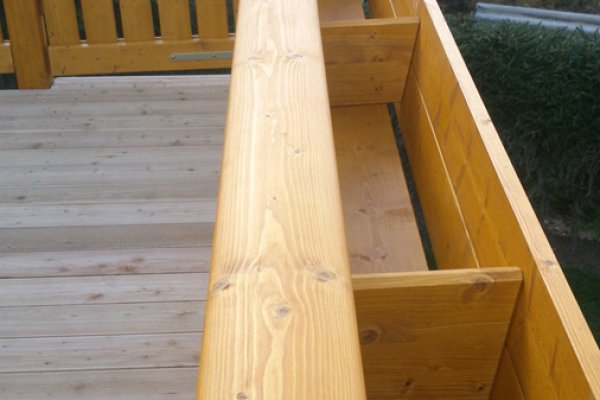 Einstöckiger Balkon