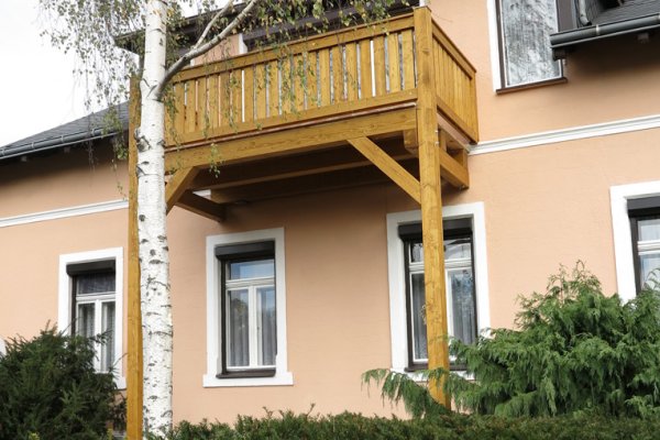 Einstöckiger Balkon