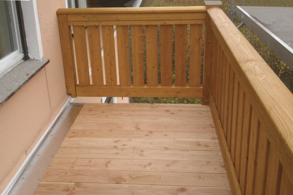 Einstöckiger Balkon