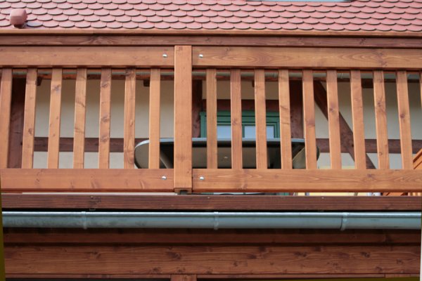 Einstöckiger Balkon