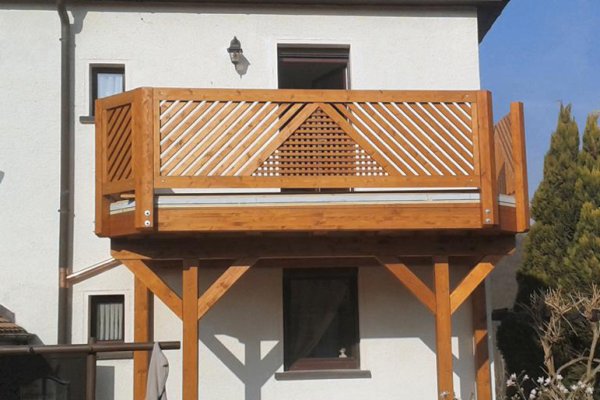 Einstöckiger Balkon