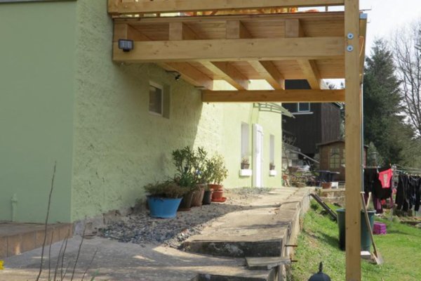 Einstöckiger Balkon