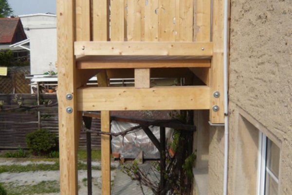 Einstöckiger Balkon