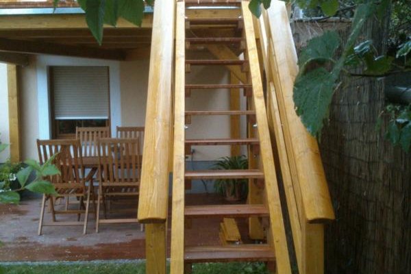 Einstöckiger Balkon