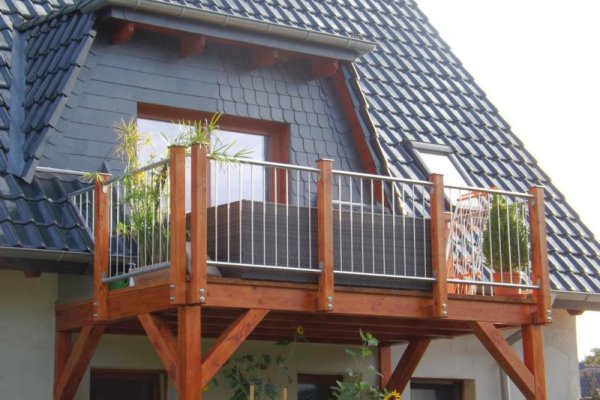 Einstöckiger Balkon