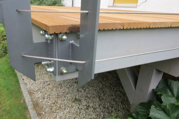 Einstöckiger Balkon