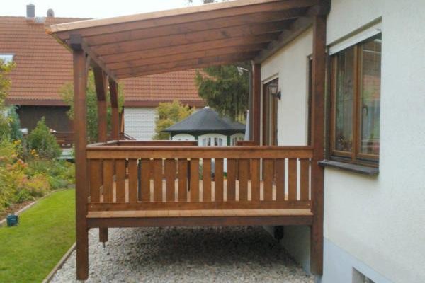 Einstöckiger Balkon