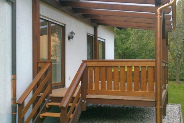 Einstöckiger Balkon
