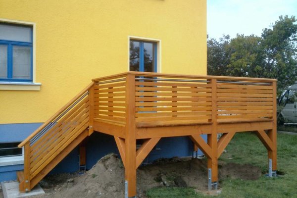 Einstöckiger Balkon