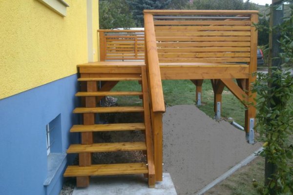 Einstöckiger Balkon