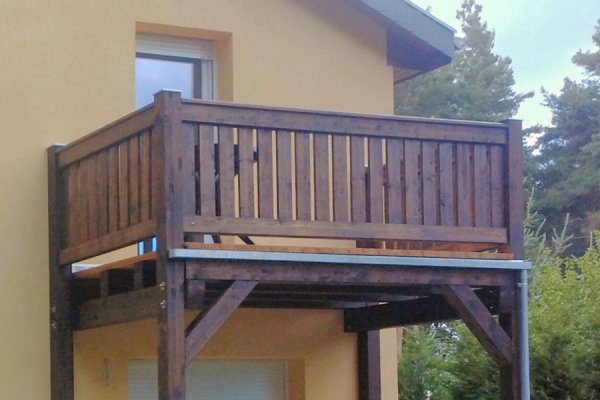 Einstöckiger Balkon
