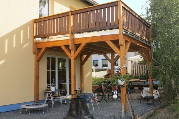 Einstöckiger Balkon