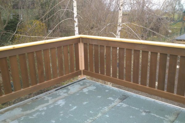 Einstöckiger Balkon